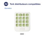 Désodorisant pastilles Tork A2 pomme - Boîte de 20