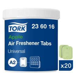 A2 air freshener tabs apple - box of 20
