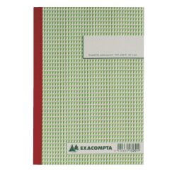 Manifold Exacompta checked 5 x 5 50 pages 21 x 14,8 cm triple exemplaries