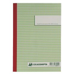 Manifold Exacompta 3251E - 50 pages 14,8 x 21 cm Autocopiant 3 exemplaires