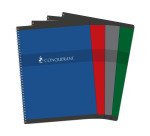 Cahier spirales Conquérant Sept A4+ 24 x 32 cm - petits carreaux - 180 pages