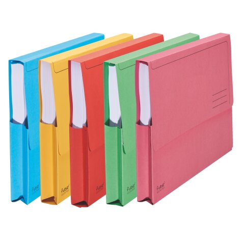 Pack 10 files Forever Exacompta 24,5 x 32,5 cm - assorted colors