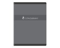 Cahier spirale Conquérant Sept A4+ 24 x 32 cm petits carreaux 180 pages