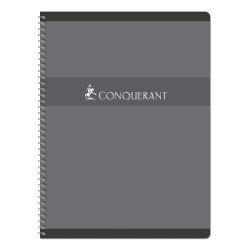 Cahier spirale Conquérant Sept A4+ 24 x 32 cm petits carreaux 180 pages