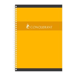 Cahier spirale Conquérant  A4 21 x 29,7 cm - petits carreaux - 180 pages