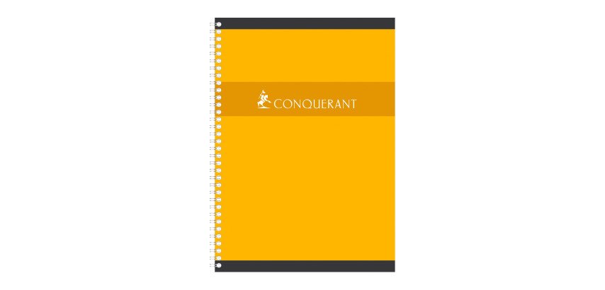 Notebook A4 Conquérant squared 5 x 5, 180 pages