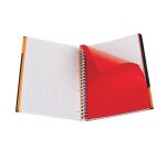 Cahier spirales Oxford Fillingbook A+ 23,3 x 29,8 cm - perforé 4 trous - petits carreaux - 200 pages