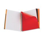 Cahier spirales Oxford Fillingbook A+ 23,3 x 29,8 cm - perforé 4 trous - petits carreaux - 200 pages