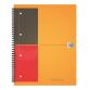 Cuaderno espiral Oxford International Notebook A+ 23 x 29,7 cm - perforado 4 agujeros - blanco rayado - 160 páginas