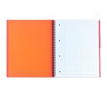 Cahier spirales Oxford Activebook A+ 24 x 29,7 cm - blanc ligné - perforé 4 trous - 160 pages