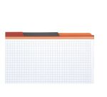 Cahier spirales Oxford Fillingbook A+ 23,3 x 29,8 cm - perforé 4 trous - blanc ligné - 200 pages