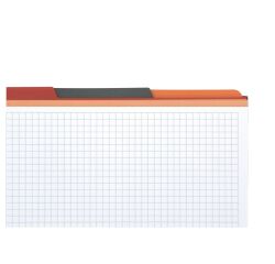 Notebook spirals Oxford Filingbook A4+ 23,3 x 29,8 cm - perforated 4 holes - checkered 5x5 200 pages