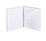 Cahier spirale Oxford International Notebook A4+ 23 x 29,7 cm - perforé 4 trous - petits carreaux 160 pages