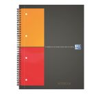 Cahier spirales Oxford Notebook A4+ 23 x 29,7 cm - Perforé 4 trous - Blanc ligné - 160 pages