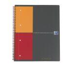 Cahier spirale Oxford Activebook A+ 24 x 29,7 cm - petits carreaux - perforé 4 trous - 160 pages