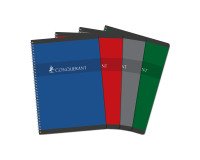 Cahier spirale Conquérant Sept - A4 21 x 29,7 cm - petits carreaux - 100 pages