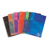 Cahier spirales Clairefontaine - 16,5 x21 cm - petits carreaux - 180 pages
