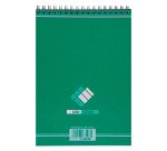 Bloc spirales sténo A5 14,8 x 21 cm blanc uni 90 feuilles