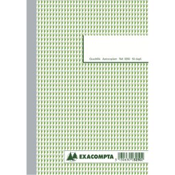 Manifold Exacompta checked 5 x 5 50 pages 21 x 14,8 cm double exemplaries