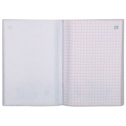 Manifold Exacompta checked 5 x 5 50 pages 14,8 x 10,5 cm triple exemplaries
