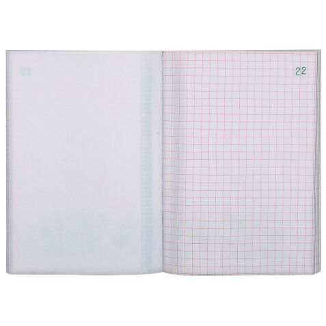 Manifold Exacompta geruit 5 x 5 50 pagina's 14,8 x 10,5 cm drie exemplaren