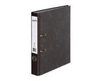 Lever arch files in cardboard with back of 5 cm grey