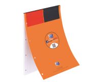 Notizblock 21 x 29,7 cm liniert weiß 4-Lochungenperforierung