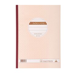 Manifold commande Le Dauphin autocopiant 21 x 29,7 cm 50 pages triple exemplaires