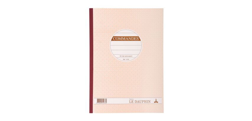 Manifold commande Le Dauphin autocopiant 21 x 29,7 cm 50 pages triple exemplaires