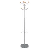 Alba Coat Stand PMVIENA 38 x 350 x 1790mm Silver Grey