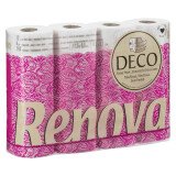 Box of 60 rolls of toilet paper with lotion and 4 layers Renova