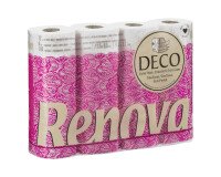 Doos 60 rollen toiletpapier met lotion 4 lagen Renova