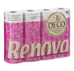 Behälter mit 60 Rollen Toilettenpapier mit Lotion 4 Schichten Renova