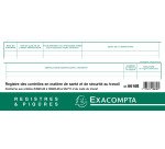 Registre piqûre contrôle de sécurité Exacompta 6616