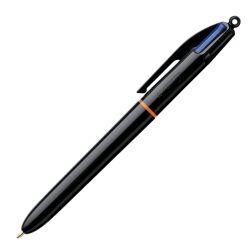 Balpen Bic 4 kleuren Pro zwart