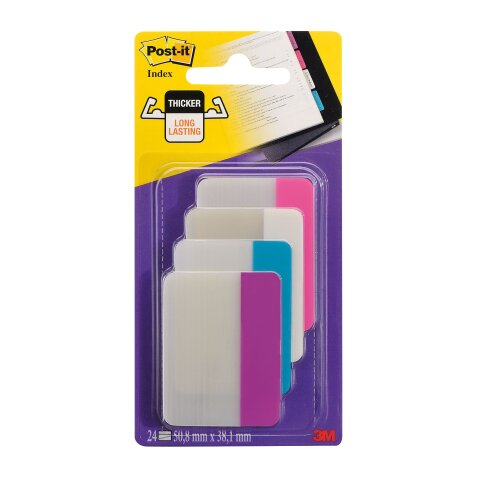 Marcapáginas Post-it Strong distribuidor de 24 hojas