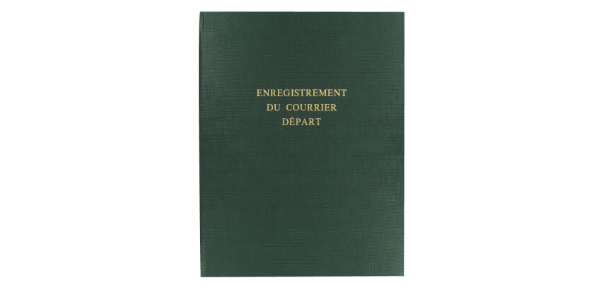 Registre imprimé courrier départ Le Dauphin 41144 - 24 x 32 cm 160 pages