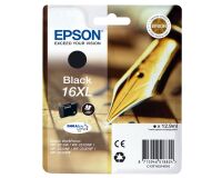 Epson 16 XL / C13T16314010 Cartucho original negro de alta capacidad (500 páginas)