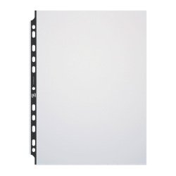 Pochettes perforées Oxford A4 polypropylène lisse 12/100e - Sachet de 20