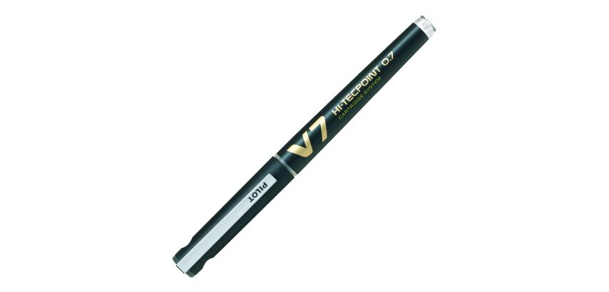 Pilot Hi-tecpoint V7 rollerpen navulbaar met dop punt 0,7 mm - gemiddelde schrijfbreedte