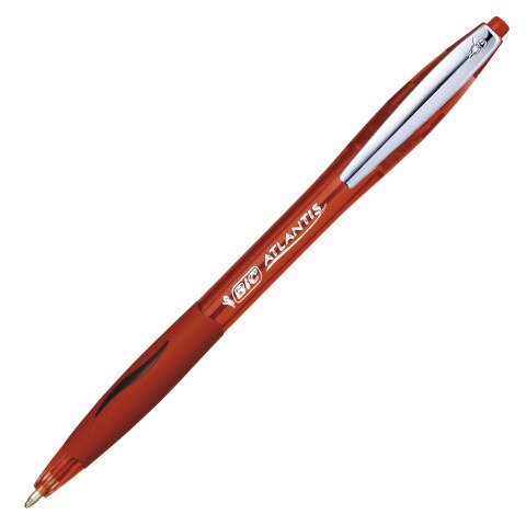 Bolígrafo Bic Atlantis Soft retráctil rojo