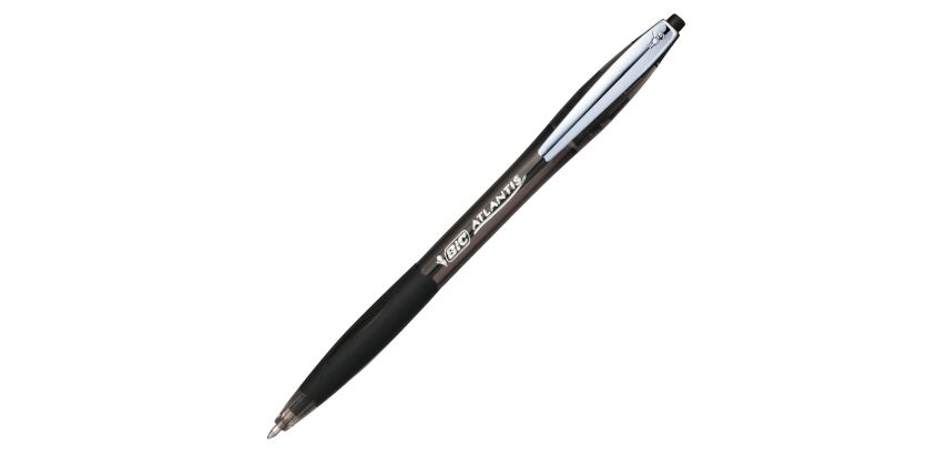 Stylo bille Bic Atlantis premium rétractable - écriture moyenne