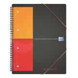 Cuaderno espiral Oxford International Meetingbook 24 x 32 cm - cuadros pequeños - 160 páginas