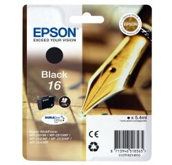Cartouche Epson 16 noire pour imprimante jet d'encre