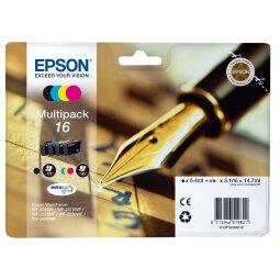 Epson 16 Pack cartouche de 4 couleurs
