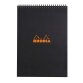 Notizblock Rhodia schwarz mit Spiralbindung - 80 Seiten - 5 x 5 mm n° 18 - Format 21 x 29,7 cm