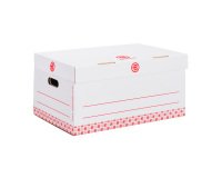Contenedor de archivo para A4 Gran Capacidad Bruneau Blanco