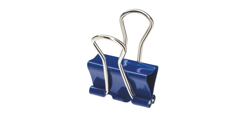 Foldback Klammern sortierte Farben 32 mm - Box von 10