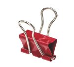 Pince double clip couleurs assorties 19 mm - Boîte de 10