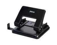 Perforator 2 gaatjes Budget - capaciteit 20 vellen - zwart